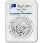 Perth Mint Stříbrná mince Koala MS-70 PCGS FirstStrike® Austrálie 1 Oz
