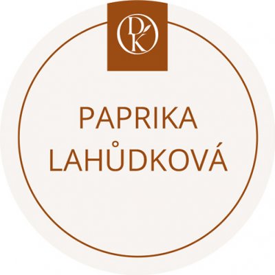 Davídkovo koření Etiketa Paprika slovenská lahůdková béžová průměr 4,5 cm 1 ks – Zboží Dáma