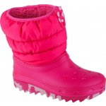 Crocs CLASSIC NEO PUFF BOOT K Dětské Zimní boty 207684 6X0 Růžový – Sleviste.cz