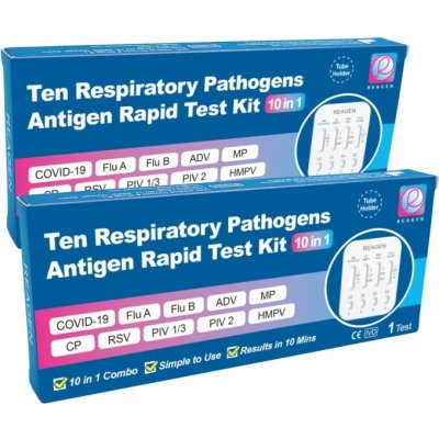 Reagen 10 RPATK - test na deset respiračních patogenů včetně COVID-19 - 2 ks – Zboží Dáma
