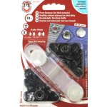 Koh-I-Noor Druk AUTO MOTO 15mm černý lak knoflík stiskací na silné látky bal. 10ks – Zboží Dáma