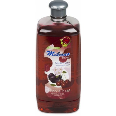 Mika Mikano Beauty Cherry & Plum tekuté mýdlo 1 l