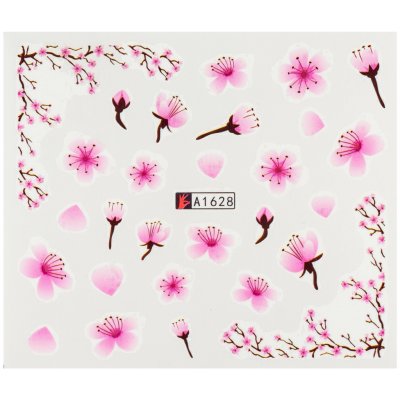 BIO nails Vodolepka A1628 květy – Zboží Mobilmania