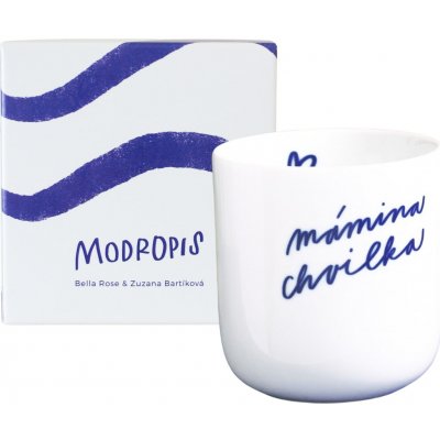 Bella Rose Porcelánový hrnek Mámina chvilka bílá barva porcelán 270 ml – Zboží Dáma