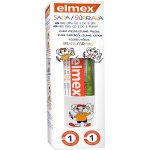 Elmex Kids zubní pasta 50 ml + zubní kartáček + kelímek na zubní kartáček dárková sada – Sleviste.cz