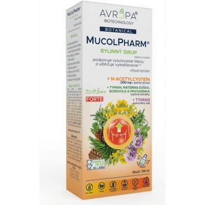 Avropa MucolPharm bylinný sirup 200 ml – Hledejceny.cz