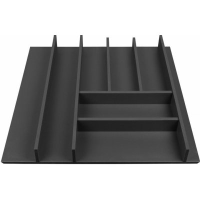 Elletipi Wood Line příborník do zásuvky černá 48.4 cm, 5 cm, 47.2 cm – Sleviste.cz