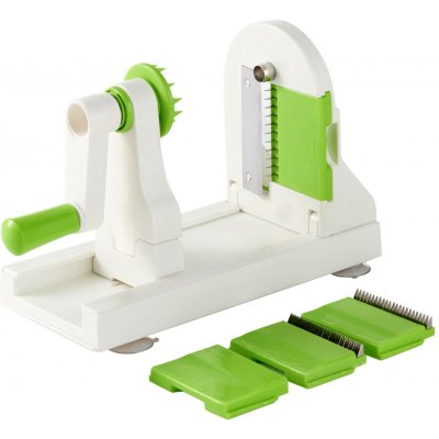 Herzberg HG-8030 : spiralizér na zeleninu se 4 vyměnitelnými čepelemi – Zboží Mobilmania