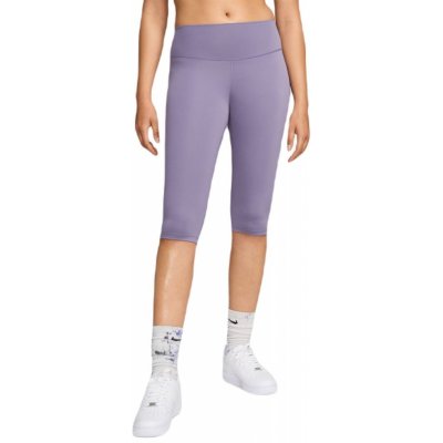 Nike Dri-Fit One High-Waisted Capri Leggings daybreak/black – Zboží Mobilmania