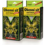 Papírna Moudrý Okenní síť proti hmyzu 130 x 150 cm samolepící bílá – Zboží Mobilmania