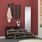 ASIR Předsíňová stěna RAMDA moccaantracit – Sleviste.cz