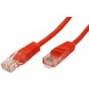 síťový kabel Roline FTP-0,5-RD propojovací, RJ45/RJ45, F/UTP, kat. 5E, 0,5m, červený