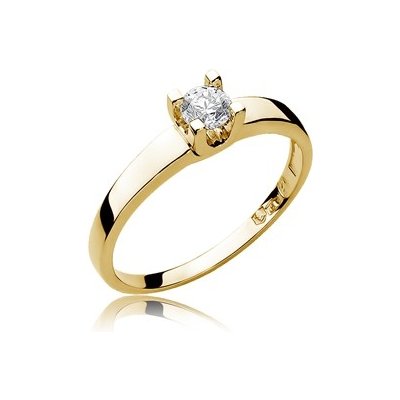 Nubis zlatý zásnubní prsten s diamantem W 225G0.25