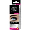 Přípravky na obočí Venita Cosmetics Henna Color Professional gelová barva na obočí a řasy černá 15 g aktivátor + 15 g barva