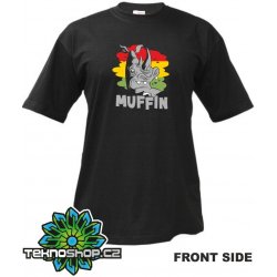 Teknoshop Muffin 2016 Nosorožec dnb tričko s potiskem pánské žluté