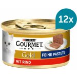 Gourmet Gold jemná s hovězím masem 12 x 85 g – Zboží Mobilmania