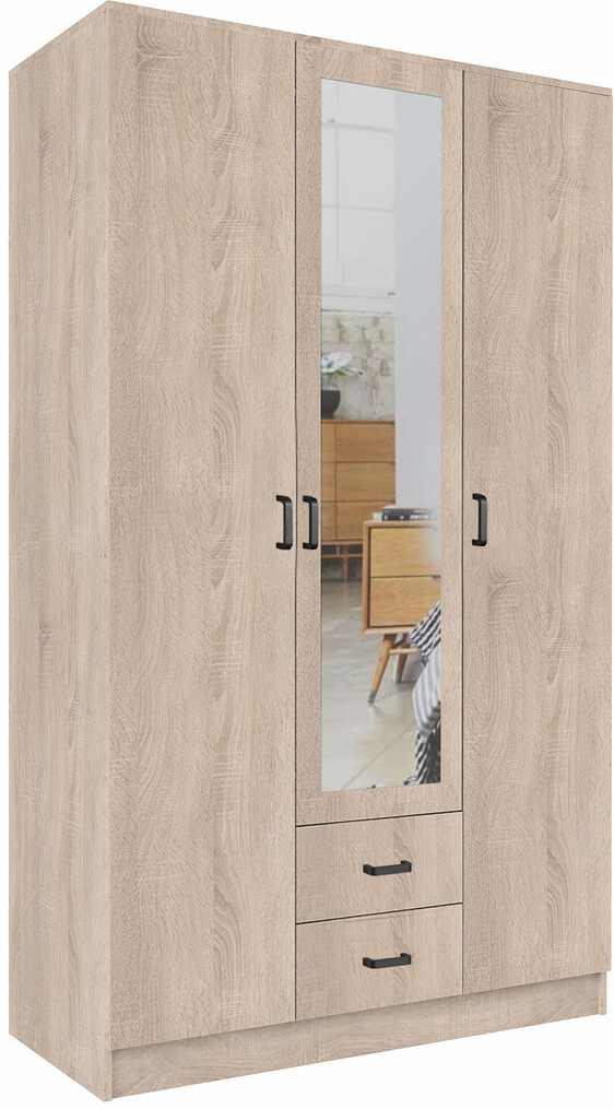 Mebelbos Kami Dřevo světle hnědé MSBP-140-SZF_LUS_3D2S-012-01