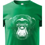 dětské tričko Šimpanz, zelená