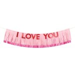 Banner Miluji tě I love you 150x30 cm mix – Zbozi.Blesk.cz