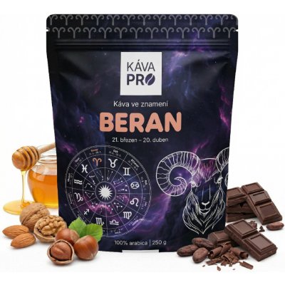 KávaPRO Káva ve znamení Beran zrnková 250 g – Hledejceny.cz