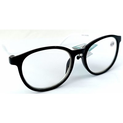 Berkeley Čtecí dioptrické brýle plast černé bílé postranice MC2253