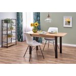 HALMAR Rozkládací jídelní stůl Gino - dub wotan / černý – Zboží Dáma HALMAR Rozkládací jídelní stůl Gino - dub wotan / černý – Zboží Dáma