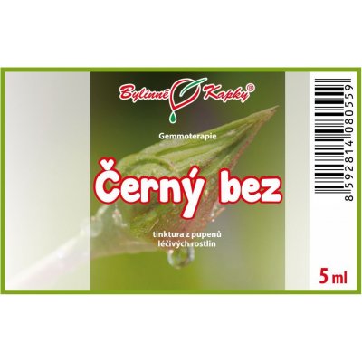 Bylinné kapky Gemmoterapie Bez černý pupeny tinktura z pupenů 5 ml – Hledejceny.cz