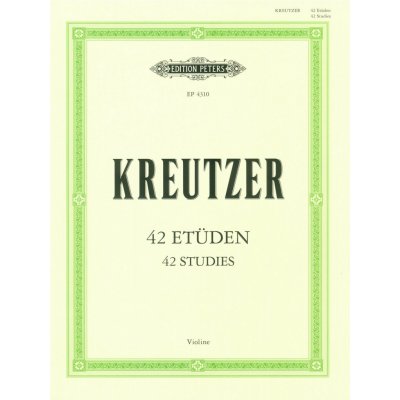42 Etüden Capricen pro housle od Rodolphe Kreutzer – Zboží Mobilmania