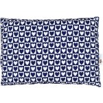 Ovopecka nahřívací polštářek s třešňovými peckami Macan Srdíčka modrá 20x28 cm – Zboží Dáma