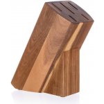 Banquet Stojan dřevěný pro 5 nožů BRILLANTE Acacia 23 x 11 x 10 cm – Zbozi.Blesk.cz