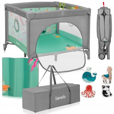 Lionelo ohrádka skládací matrace přepravní taška s kolečky Mille – Hledejceny.cz