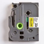 Brother TZE-631, černý tisk žlutý podklad 8 m x 12 mm – Zboží Dáma