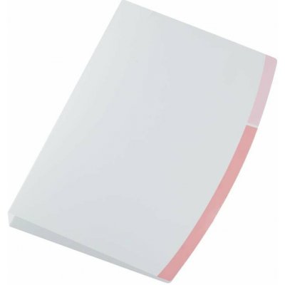 Color Dream 4 kroužkový pořadač A4/40 mm PP - bílo-růžový 700 µ – Zboží Živě