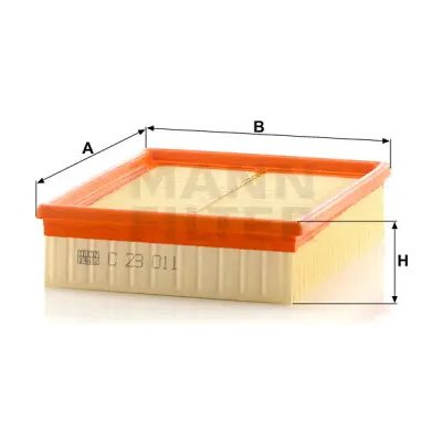 MANN FILTER Vzduchový filtr C 23 011 – Hledejceny.cz