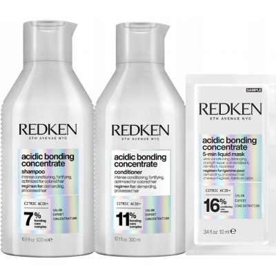 Redken Acidic Bonding kondicionér 300 ml + šampon 300 ml kosmetická sada – Hledejceny.cz