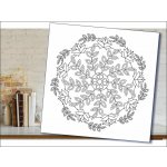 Radost v písku Šablona na pískování podzimní mandala 59 300 x 300 mm – Zboží Dáma