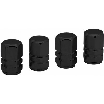 Amio Krytky na ventilky, černé, 4 ks - – Sleviste.cz
