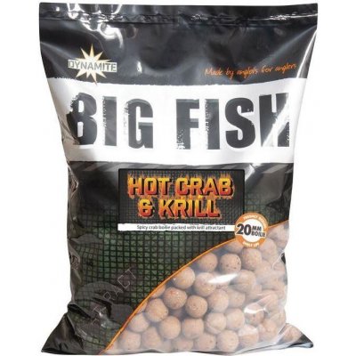 Dynamite Baits Boilies Big Fish Hot Crab&Krill 1,8kg 20 mm – Hledejceny.cz