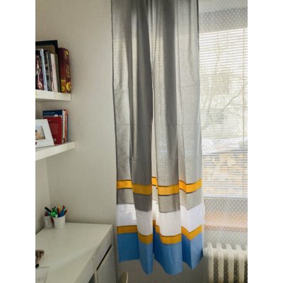 ZÁVĚSY (sada 2 ks) ŽLUTÁ MODRÁ – Hledejceny.cz