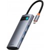 Baseus Metal Gleam Series 7v1 USB-C HUB Dokovací Stanice Space Grey