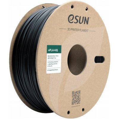 ESun PLA+HS černý 1.75 mm 1 kg – Zboží Živě