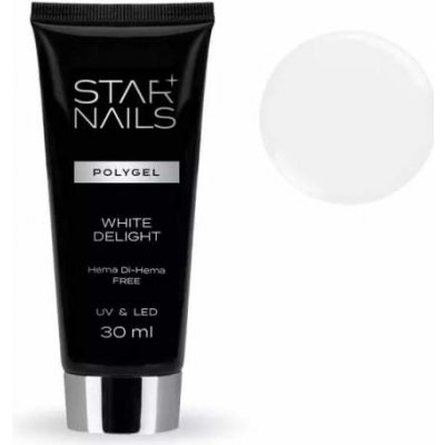 Starnails UV/LED Polygel Starnails Hema Di Hema Free 002 White Delight 30 ml – Zboží Mobilmania