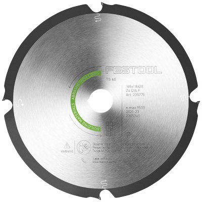 Festool Abrasive Materials DIA 168x1,8x20 F4 205769 – Zboží Mobilmania