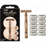 Wilkinson Intuition Double Edge Rose Gold Classic + 10 ks hlavic – Zbozi.Blesk.cz