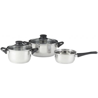 KHG Layla Sada nádobí nerezová ocel 3 kusy – Hledejceny.cz