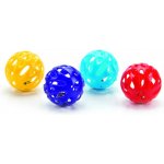 Beeztees Hračka pro kočky míček plastový barevný s rolničkou 4cm – Zboží Dáma