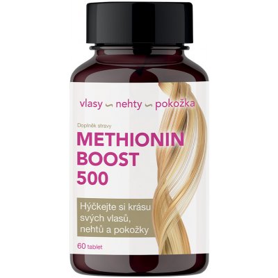 Methionin BOOST 500 60 tablet – Zboží Mobilmania