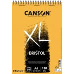 Canson Grafický blok XL Bristol A4 180g 50 listů kroužkový – Zboží Dáma