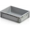Úložný box TBA Plastová Euro přepravka 400x300x120 mm plný úchyt