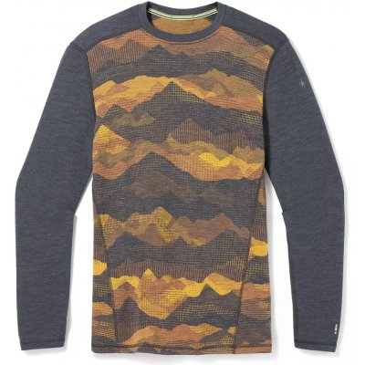 Smartwool pánské merino triko charcoal mountain scape – Hledejceny.cz
